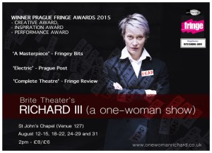 Emily Carding as R III advert